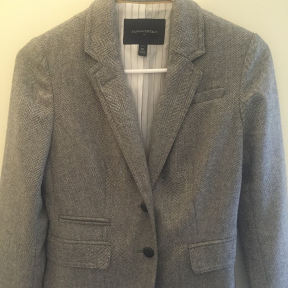 Banana Republic Women Tweed Academy Blazer - Picture 1 of 7